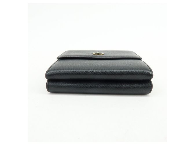 Cartera compacta CHANEL COCO Button Calf Skin W Hook Negra A20902 - vista 5