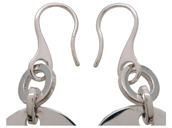 Orecchini GUCCI a gancio con piastra rotonda SV925 Silver - vista 4