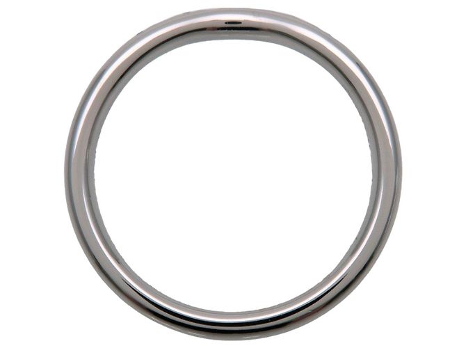 Tiffany & Co Curved Band 9P Diamantring PT950 Platin US 5.25 - Ansicht 3