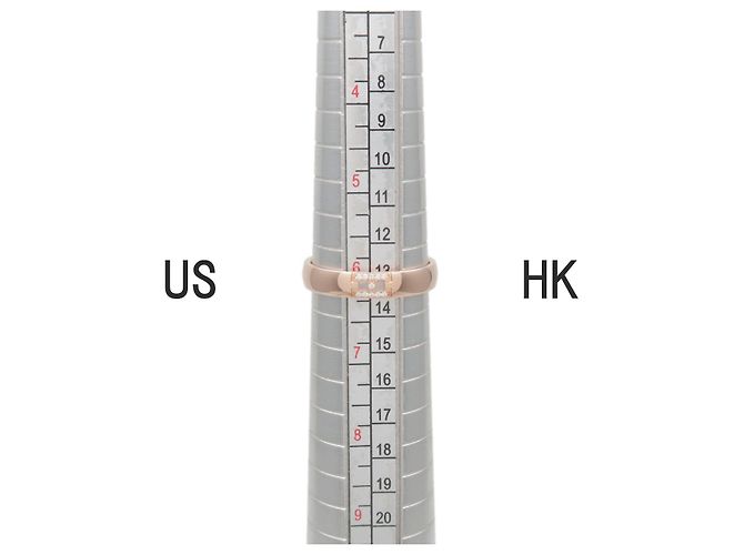 Hermès Anello HERMES Ever Hercules 11P Diamanti K18 750PG Oro Rosa #52 US6.25 - vista 7