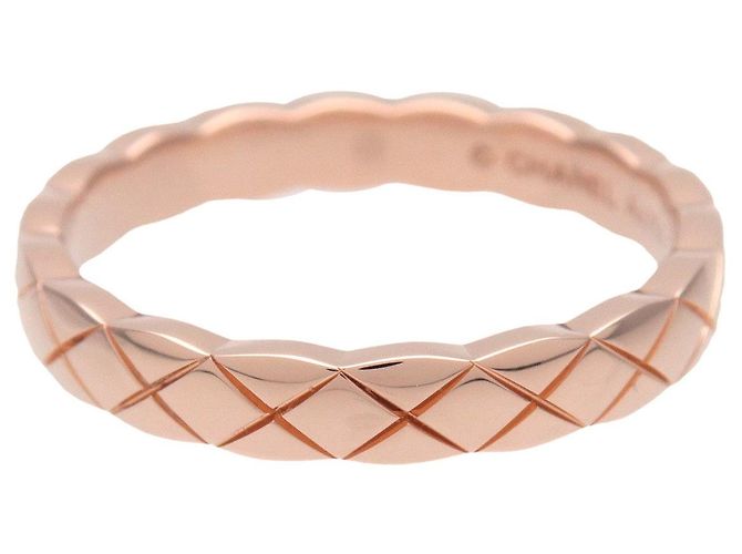Anello Mini CHANEL COCO Crush K18 750PG Oro Rosa #53 US6.25 J11785 - vista 2