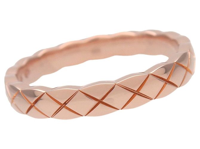 Anello Mini CHANEL COCO Crush K18 750PG Oro Rosa #53 US6.25 J11785 - vista 5