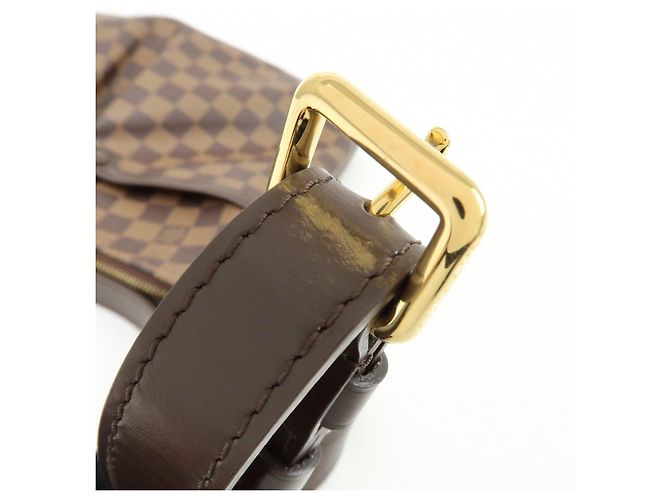 Borsa a spalla Louis Vuitton Damier Bloomsbury PM Brown N42251 - vista 10
