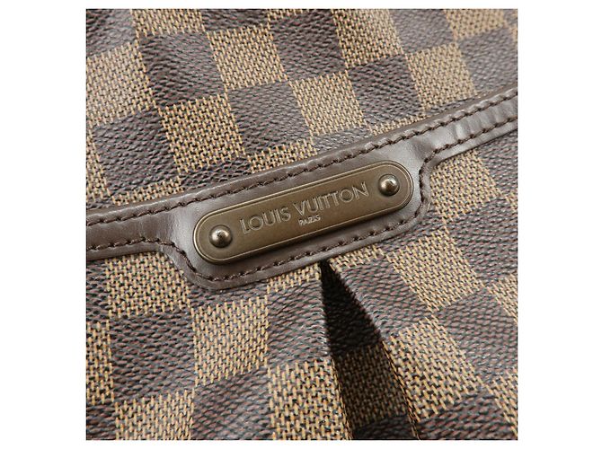 Borsa a spalla Louis Vuitton Damier Bloomsbury PM Brown N42251 - vista 18