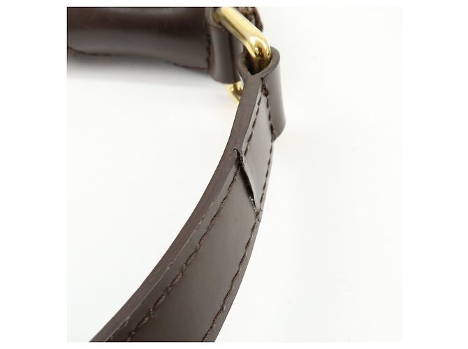 Borsa a spalla Louis Vuitton Damier Bloomsbury PM Brown N42251 - vista 7