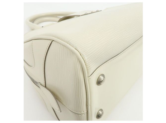 Louis Vuitton Epi Montaigne GM Bowling Hand Bag Ivoire White M5931J - vista 11
