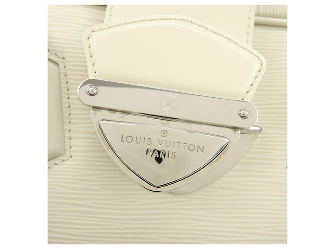 Louis Vuitton Epi Montaigne GM Bowling Hand Bag Ivoire White M5931J - vista 18