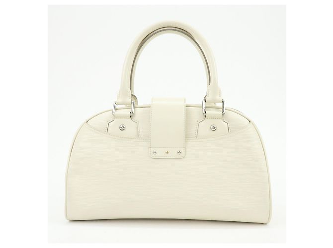 Louis Vuitton Epi Montaigne GM Bowling Hand Bag Ivoire White M5931J - vista 2