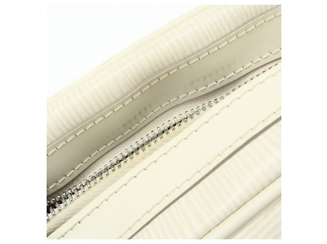 Louis Vuitton Epi Montaigne GM Bowling Hand Bag Ivoire White M5931J - vista 20