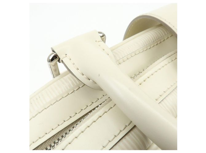 Louis Vuitton Epi Montaigne GM Bowling Hand Bag Ivoire White M5931J - vista 9