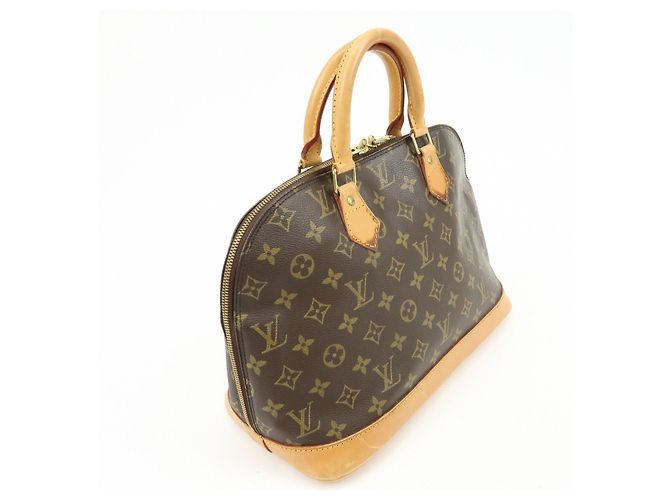 Louis Vuitton Monogram Canvas Alma Hand Bag Brown M51130 - vista 4