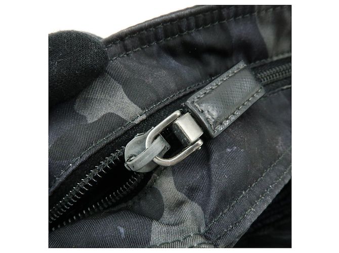 Borsa a tracolla in nylon PRADA con logo triangolare Cammoflage BR2418 - vista 16