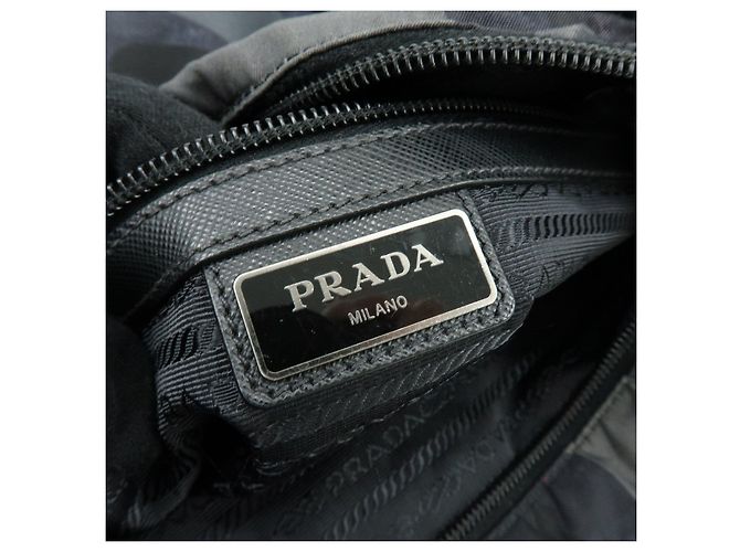 Borsa a tracolla in nylon PRADA con logo triangolare Cammoflage BR2418 - vista 19