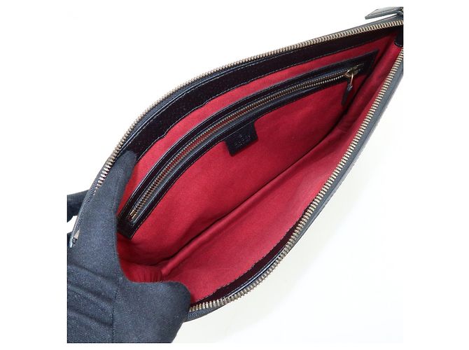 GUCCI Borsa a tracolla e spalla 2Way Sherry in pelle Black 450976 - vista 18