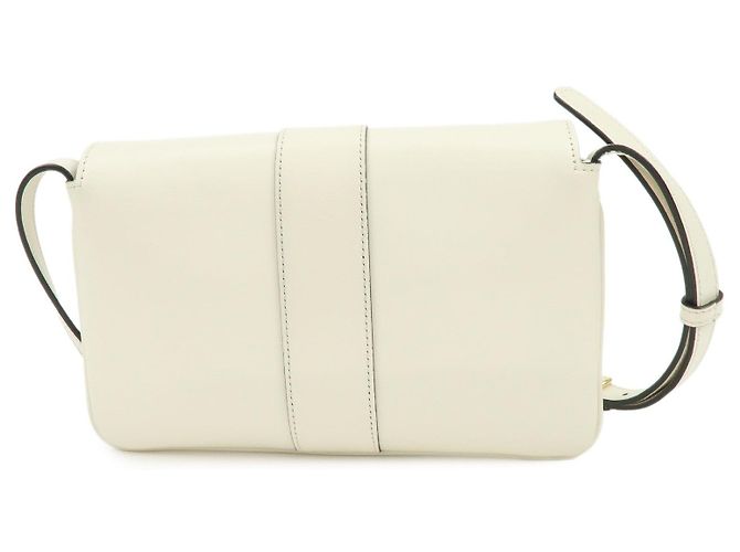 Borsa a tracolla GUCCI Double G Arli in pelle Bianca 550129 - vista 2