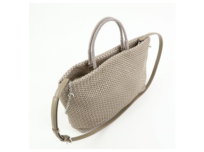 Autre Marque ANTEPRIMA Borsa in PVC 2Way Borsa a mano Borsa a tracolla Beige - vista 4