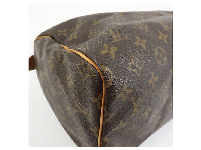 Louis Vuitton Monogram Speedy 30 Boston Bag Hand Bag Brown M41526 - vista 11