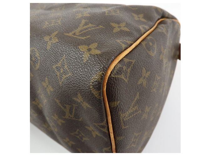 Louis Vuitton Monogram Speedy 30 Boston Bag Hand Bag Brown M41526 - vista 12