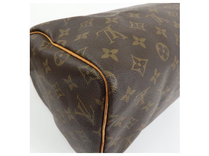 Louis Vuitton Monogram Speedy 30 Boston Bag Hand Bag Brown M41526 - vista 13