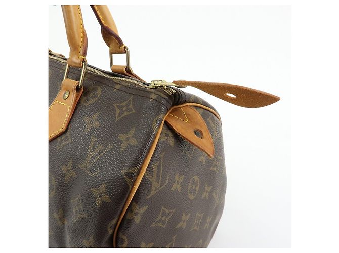 Louis Vuitton Monogram Speedy 30 Boston Bag Hand Bag Brown M41526 - vista 15