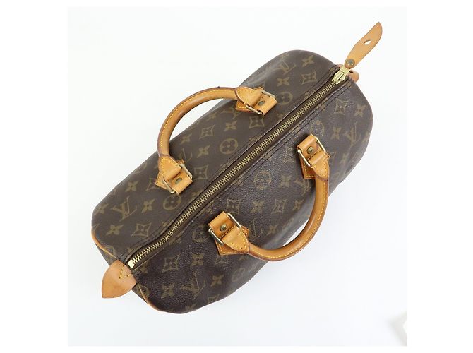 Louis Vuitton Monogram Speedy 30 Boston Bag Hand Bag Brown M41526 - vista 17