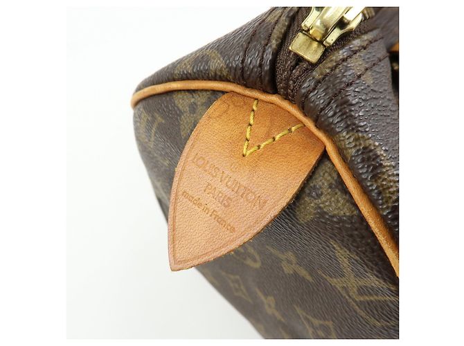 Louis Vuitton Monogram Speedy 30 Boston Bag Hand Bag Brown M41526 - vista 23