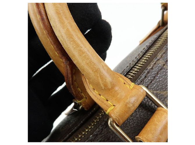Louis Vuitton Monogram Speedy 30 Boston Bag Hand Bag Brown M41526 - vista 9