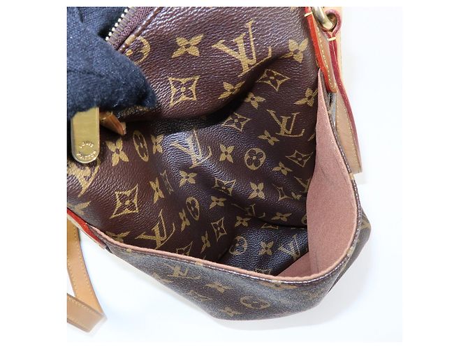 Borsa a spalla Louis Vuitton Monogram Totally MM Brown M56689 - vista 18