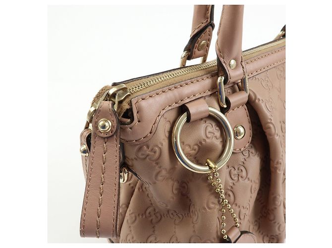 Borsa a mano e a tracolla 2Way in pelle GUCCI Sukey Interlocking G 247902 - vista 14