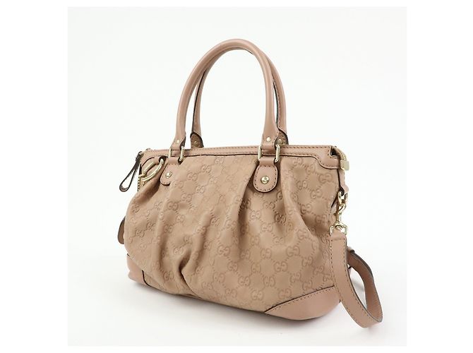Borsa a mano e a tracolla 2Way in pelle GUCCI Sukey Interlocking G 247902 - vista 3