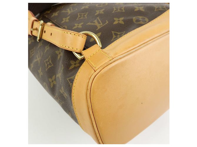 Zaino Louis Vuitton Monogram Montsouris GM Brown M51135 - vista 11