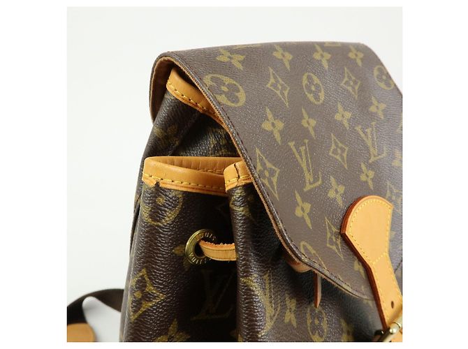 Zaino Louis Vuitton Monogram Montsouris GM Brown M51135 - vista 12