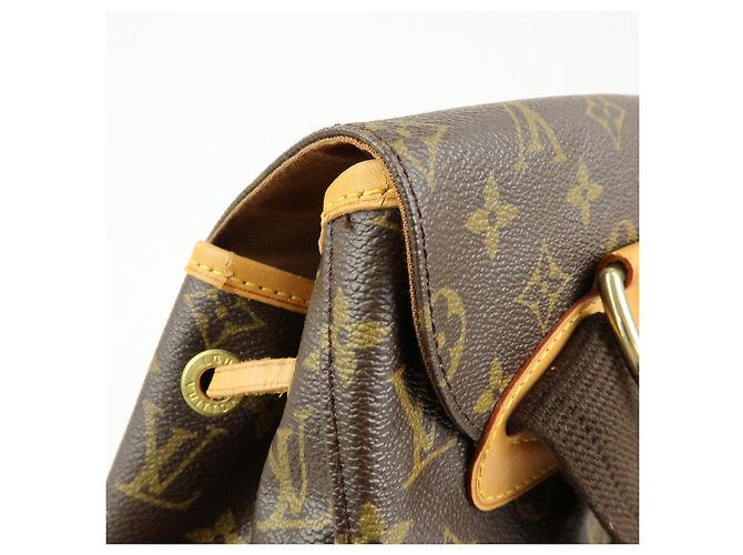 Zaino Louis Vuitton Monogram Montsouris GM Brown M51135 - vista 14
