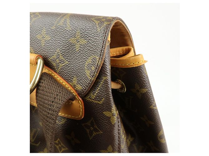Zaino Louis Vuitton Monogram Montsouris GM Brown M51135 - vista 15