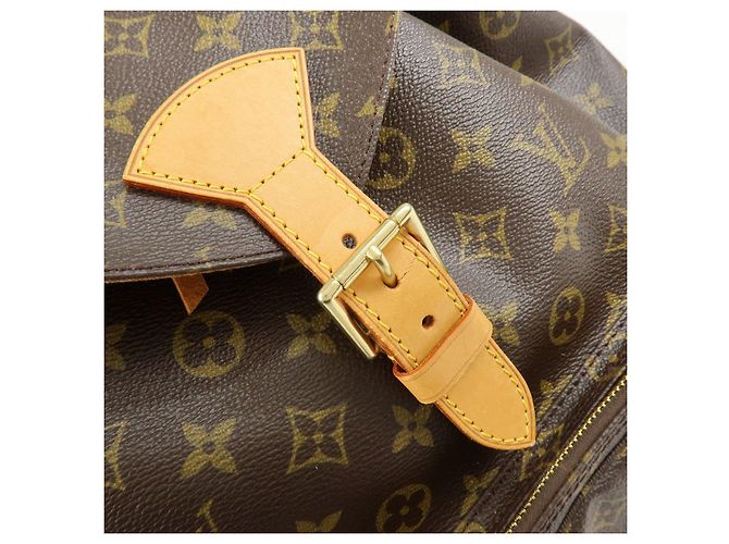 Zaino Louis Vuitton Monogram Montsouris GM Brown M51135 - vista 16