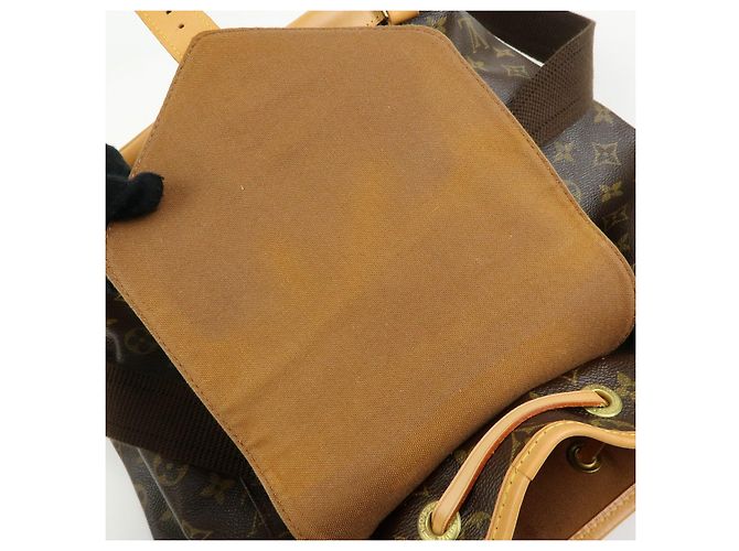Zaino Louis Vuitton Monogram Montsouris GM Brown M51135 - vista 23