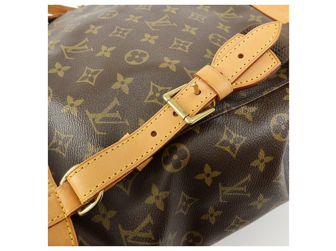 Zaino Louis Vuitton Monogram Montsouris GM Brown M51135 - vista 7