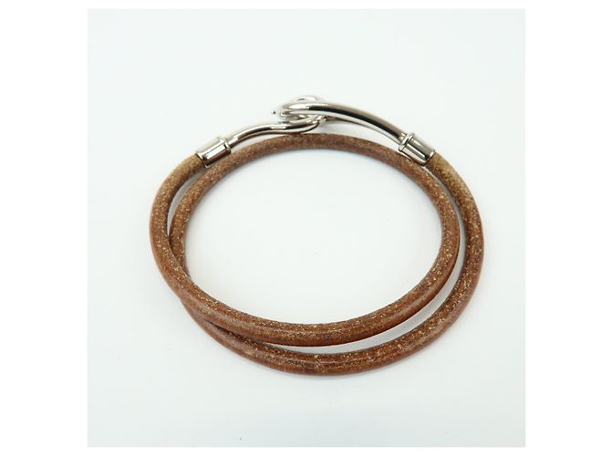 Hermès HERMES Set di 2 Jumbo Choker Jumbo Double Choker Bracciale in pelle - vista 12
