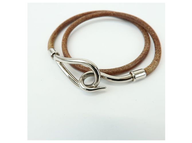 Hermès HERMES Set di 2 Jumbo Choker Jumbo Double Choker Bracciale in pelle - vista 15