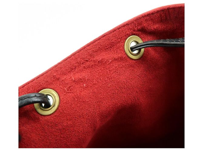 Borsa a tracolla Louis Vuitton Epi Petit Noe Noir Castilian Red M44172 - vista 22