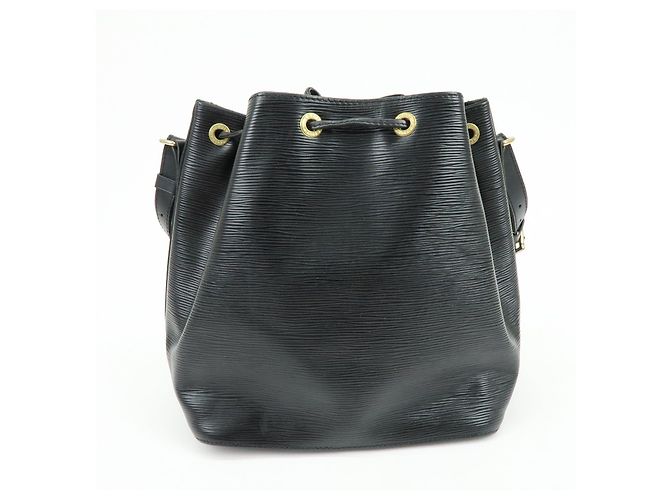 Borsa a tracolla Louis Vuitton Epi Petit Noe Noir Black M44102 - vista 2