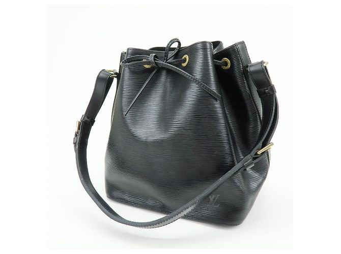 Borsa a tracolla Louis Vuitton Epi Petit Noe Noir Black M44102 - vista 3