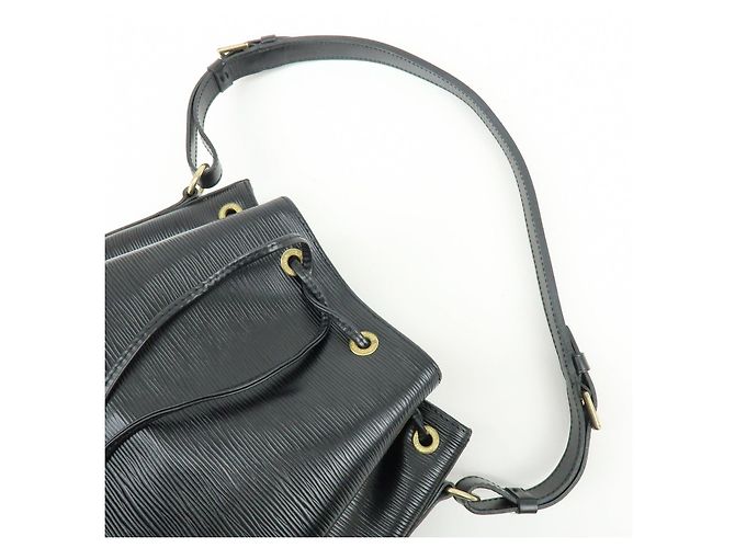 Borsa a tracolla Louis Vuitton Epi Petit Noe Noir Black M44102 - vista 6