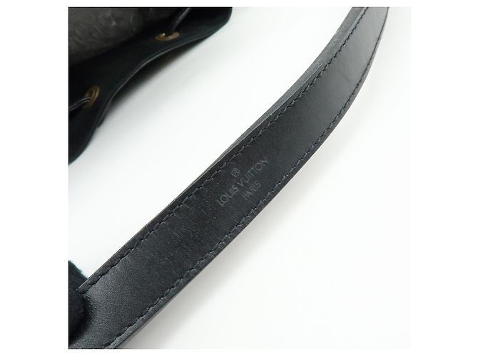 Borsa a tracolla Louis Vuitton Epi Petit Noe Noir Black M44102 - vista 7