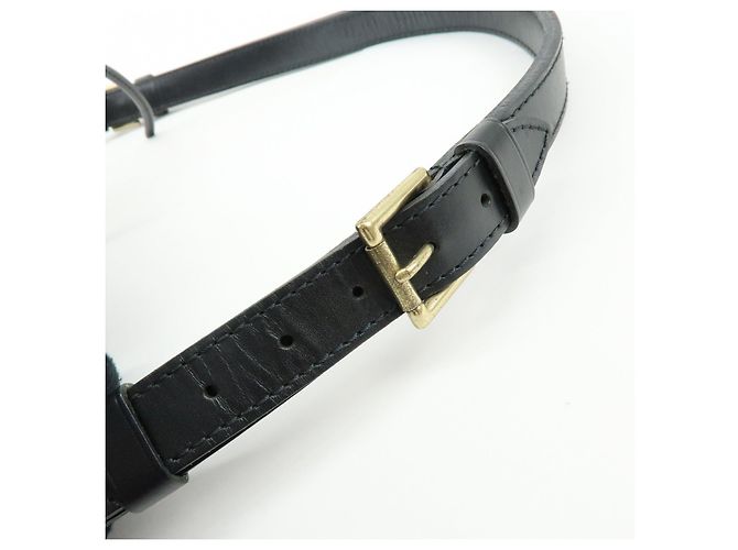 Borsa a tracolla Louis Vuitton Epi Petit Noe Noir Black M44102 - vista 8