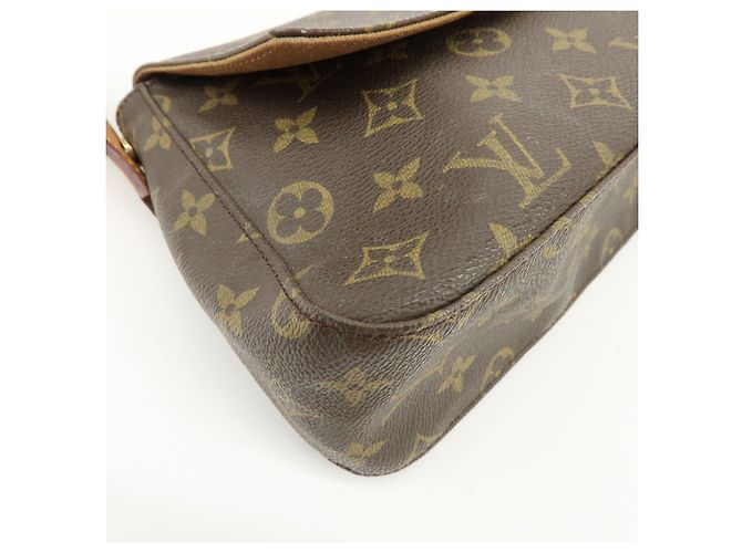 Borsa a tracolla Louis Vuitton Monogram Mini Looping Brown M51147 - vista 12
