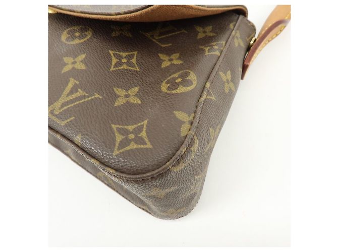 Borsa a tracolla Louis Vuitton Monogram Mini Looping Brown M51147 - vista 13