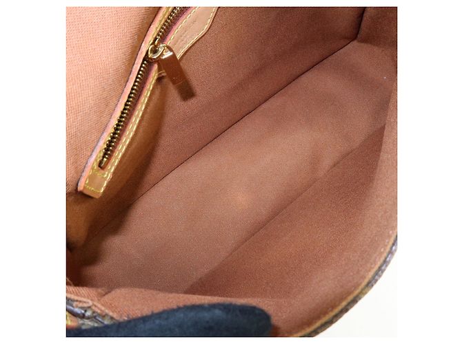 Borsa a tracolla Louis Vuitton Monogram Mini Looping Brown M51147 - vista 21