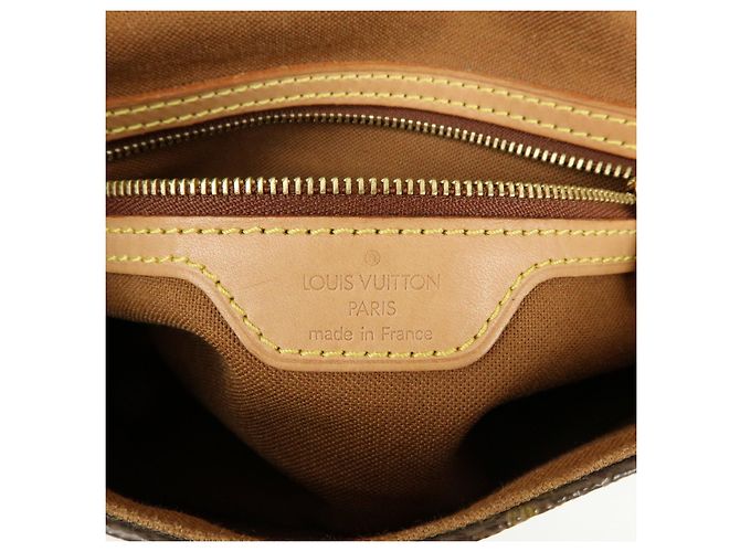 Borsa a tracolla Louis Vuitton Monogram Mini Looping Brown M51147 - vista 23