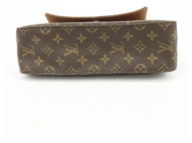 Borsa a tracolla Louis Vuitton Monogram Mini Looping Brown M51147 - vista 5